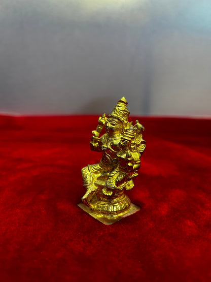 Prasiddh copper idol presents panchaloha idol of uma maheshwara swamy / umamaheshawara shiva