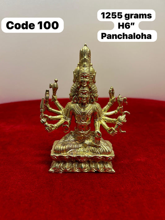 Prasiddh Copper Idols presents panchaloha idol of Aghoreshwara Moorthy Shiva Roopam