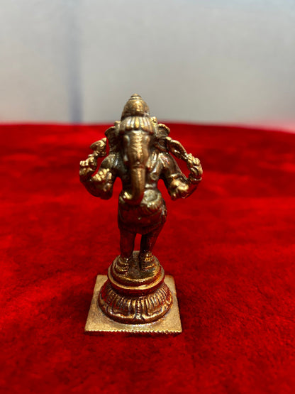 Prasiddh Copper Idols presents copper idol of Standing Ganapathi ganesha