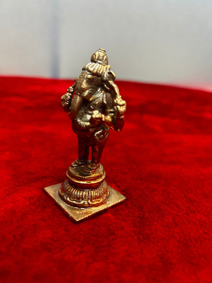 Prasiddh Copper Idols presents copper idol of Standing Ganapathi ganesha