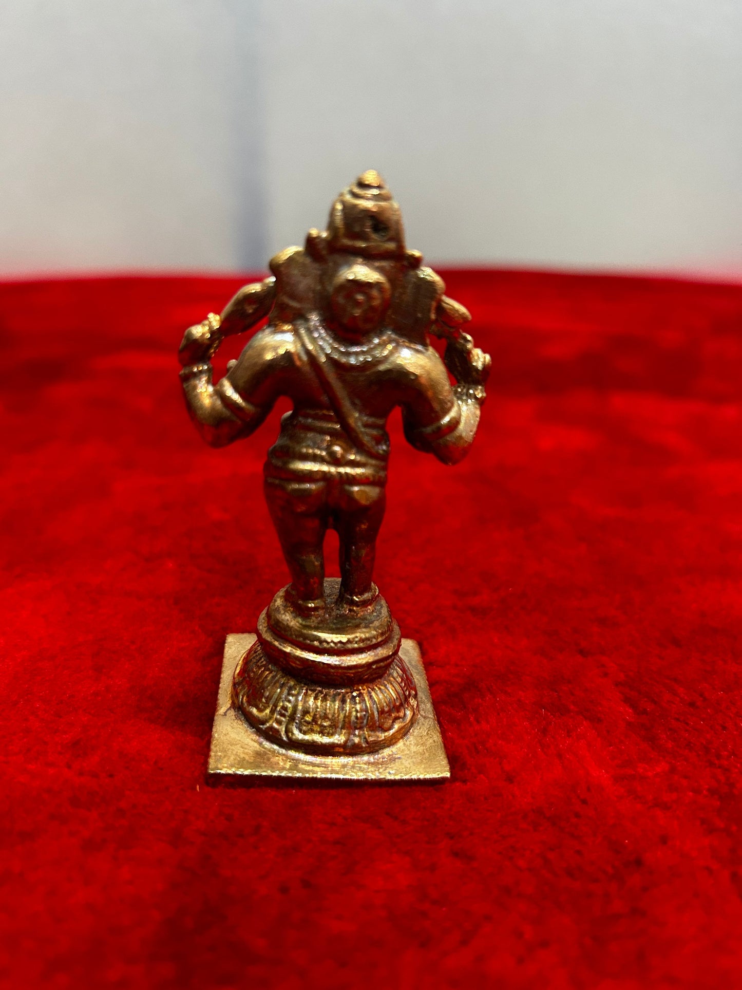 Prasiddh Copper Idols presents copper idol of Standing Ganapathi ganesha