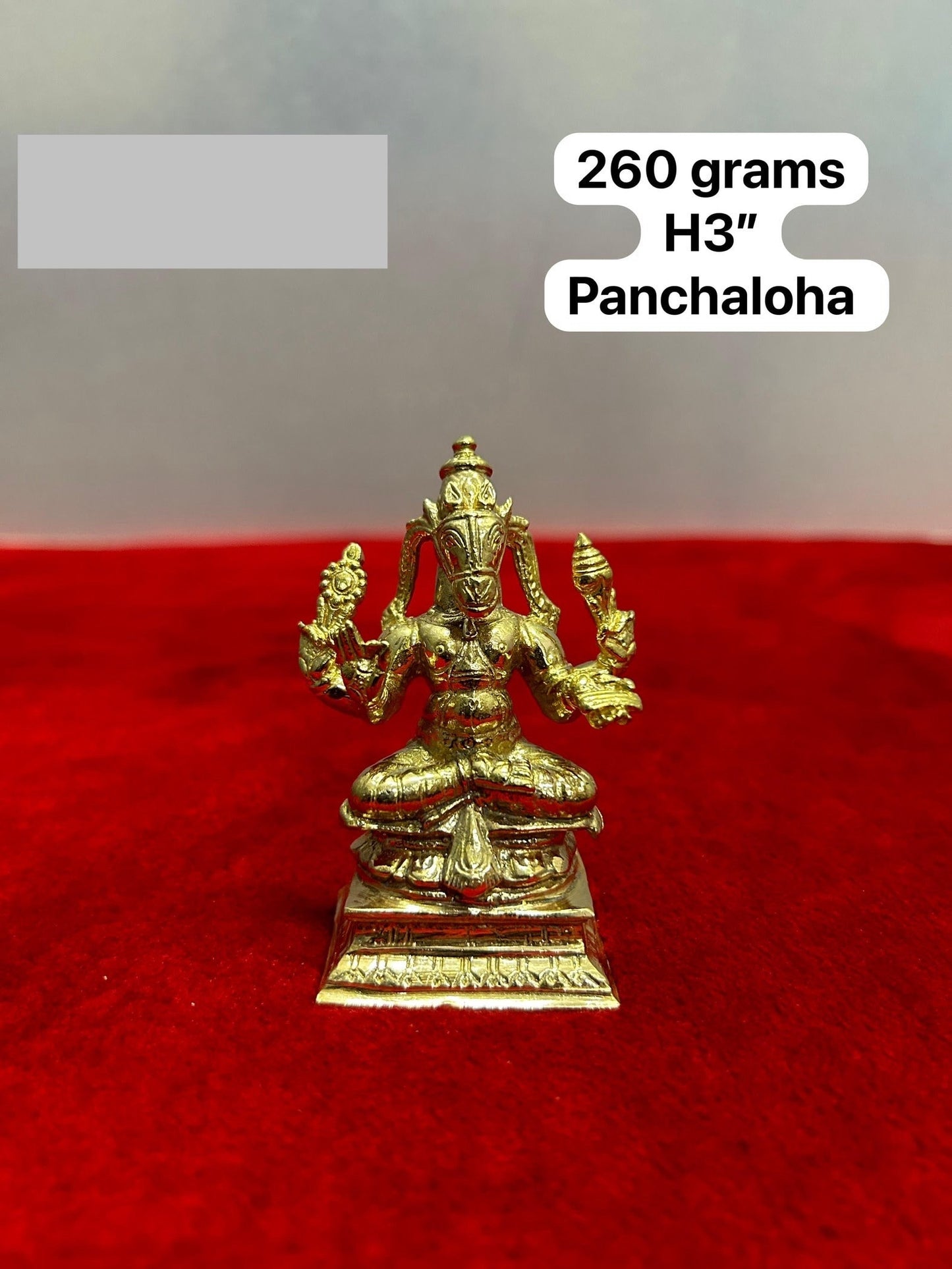 Prasiddh Copper Idols presents panchaloha idol of Hyagreeva hayagreeva swamy