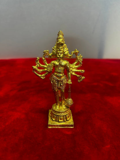 panchaloha anjaneya/hanuman/pancha mukha anjaneya/ standing anjaneya /panchaqmuki hanuman