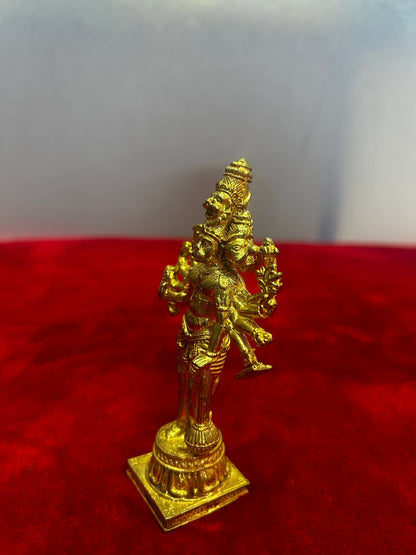 panchaloha anjaneya/hanuman/pancha mukha anjaneya/ standing anjaneya /panchaqmuki hanuman