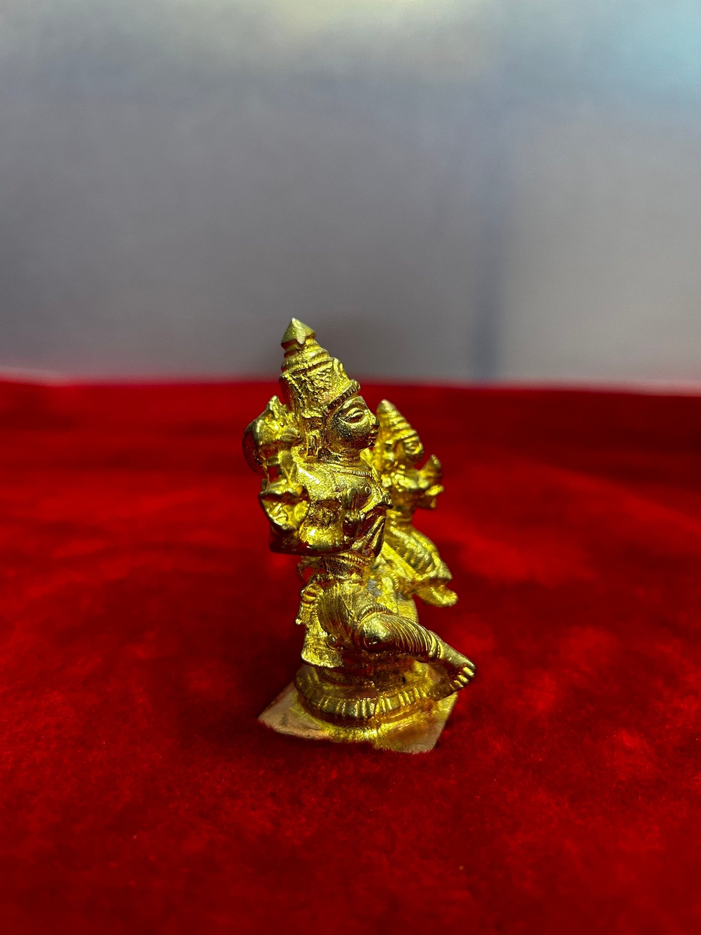 Prasiddh copper idol presents panchaloha idol of uma maheshwara swamy / umamaheshawara shiva