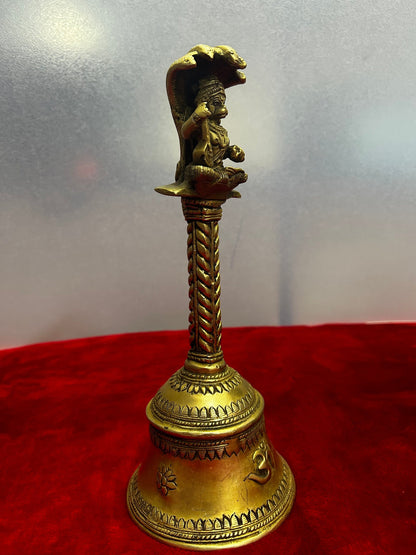 vintage bronze cast Rare Raghavendra swamy bronze bell