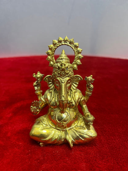 Prasiddh Copper Idols presents panchaloha idol of Ganesha