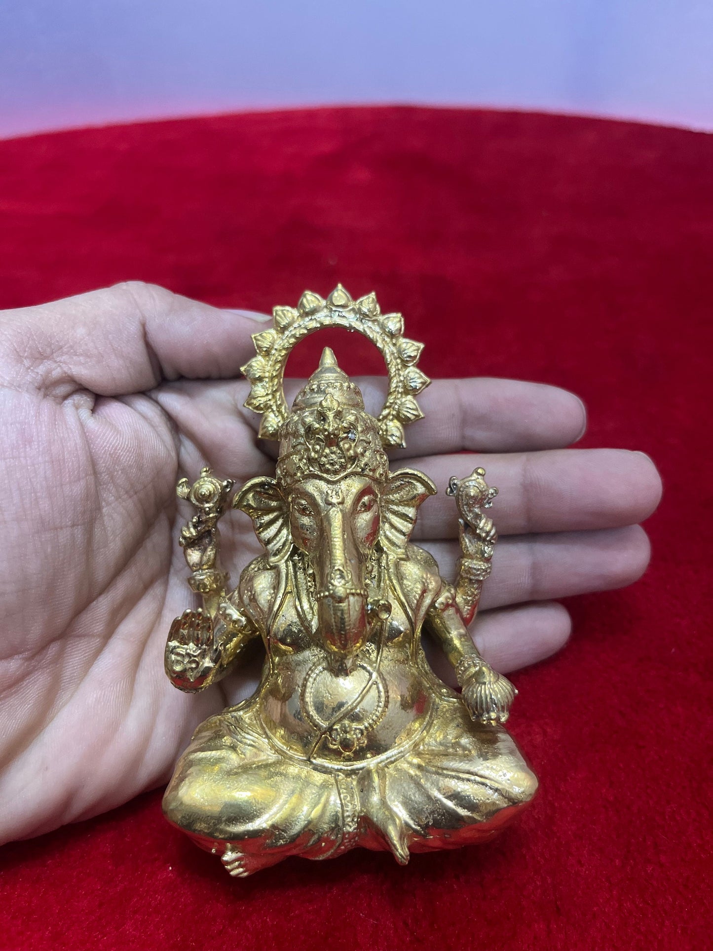 Prasiddh Copper Idols presents panchaloha idol of Ganesha