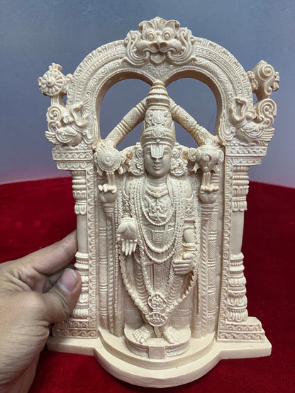 marble powder idol of lord srinivasa swamy