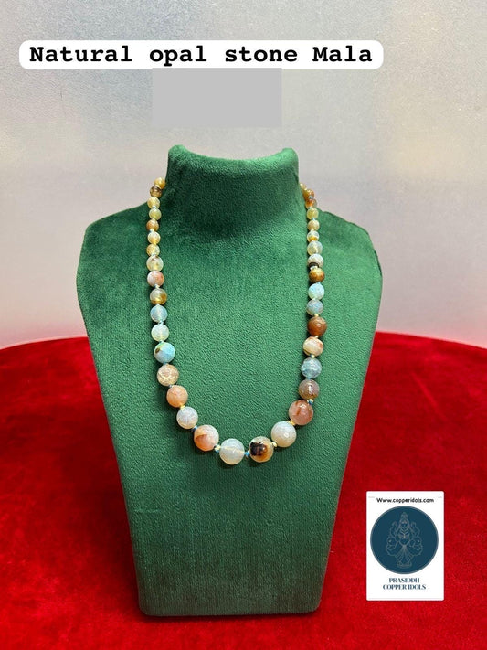 Prasiddh Crystal and Yantra - Angel 69 - presents Natural Opal Mala