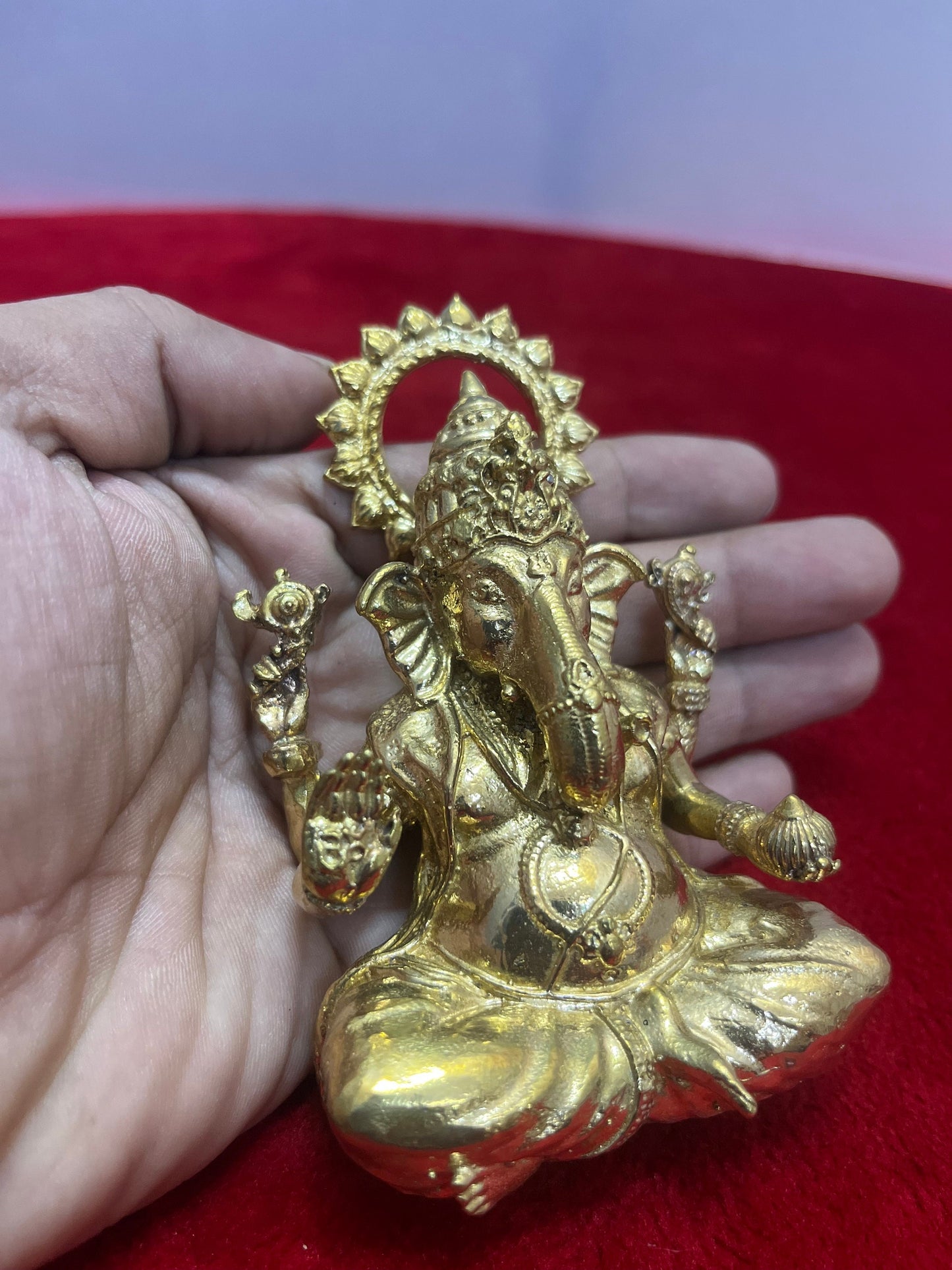 Prasiddh Copper Idols presents panchaloha idol of Ganesha