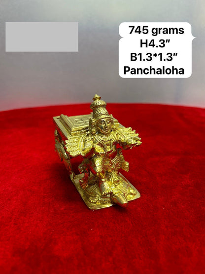 Prasiddh Copper Idols presents panchaloha idol of Garuda Vahanam