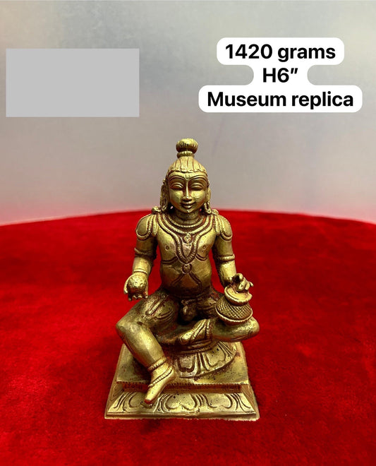 Museum Grade Replicas by Prasiddh Copper - Butter ball sitting krishna