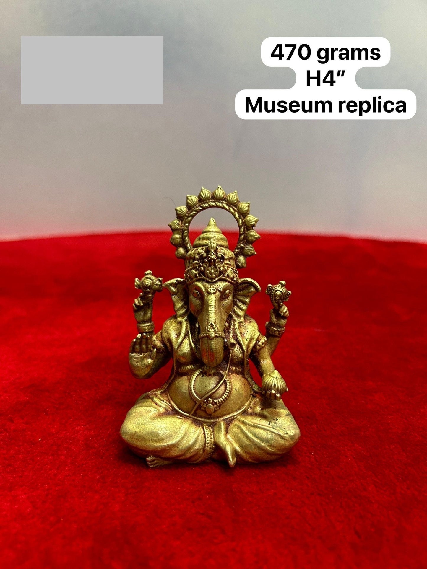 Museum Grade Replicas by Prasiddh Copper -Panchaloha Ganesha Idol