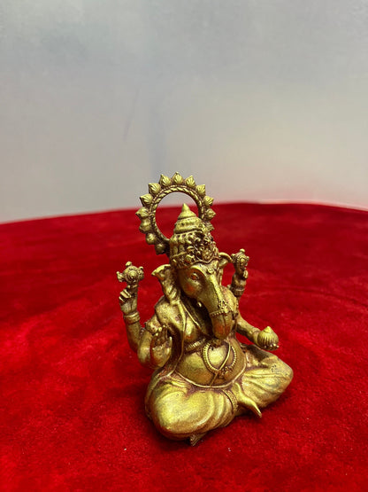 Museum Grade Replicas by Prasiddh Copper -Panchaloha Ganesha Idol