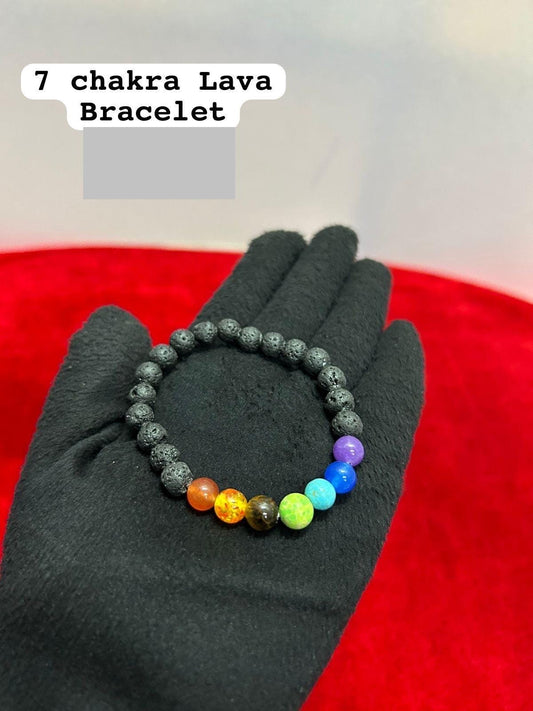 Prasiddh Crystal and Yantra - Angel 69 - presents 7 Chakra Bracelet