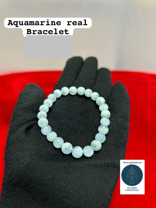 Prasiddh Crystal and Yantra - Angel 69 - presents Aquamarine bracelet