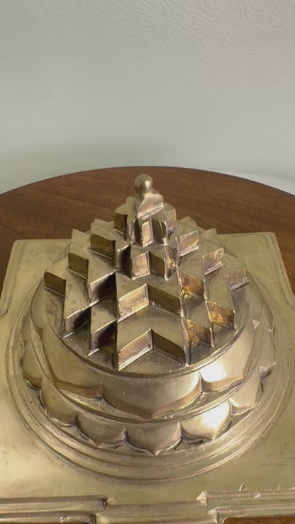 Sri Yantra Meru - Prasiddh idols presents Panchaloha handcrafted idol