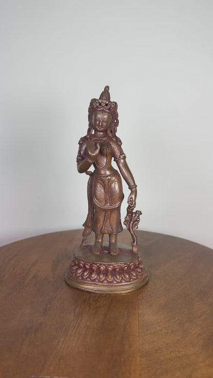 Tebatian Tara Devi - museum replicated copper idol