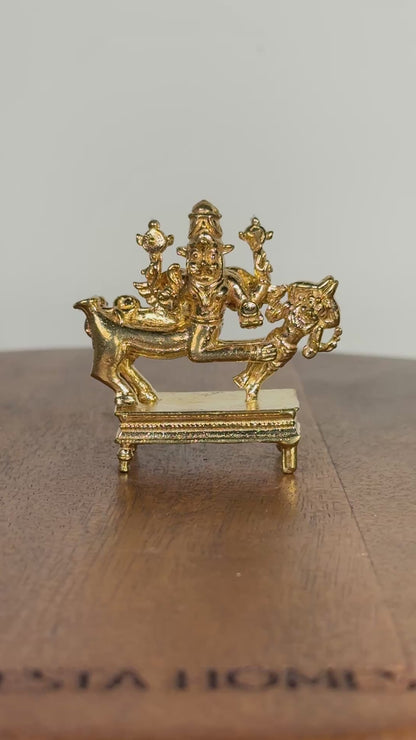 sharabeshwara idol - panchaloha idol