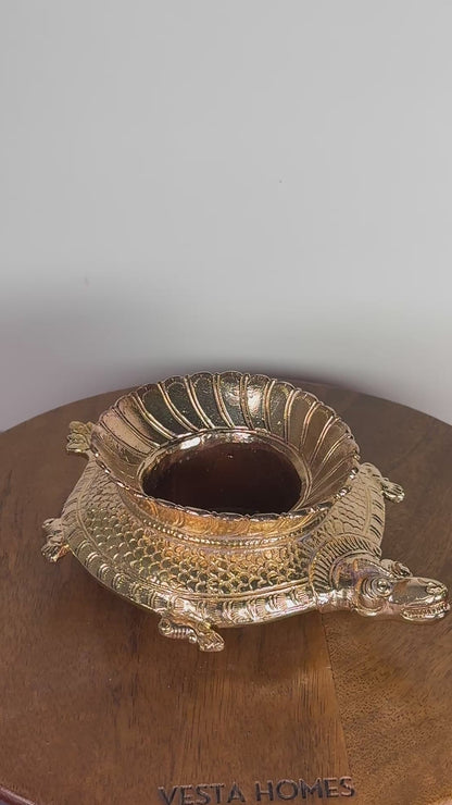 Koorma Peeta - Panchaloha made Kurma peeta for Shanku and saligrama