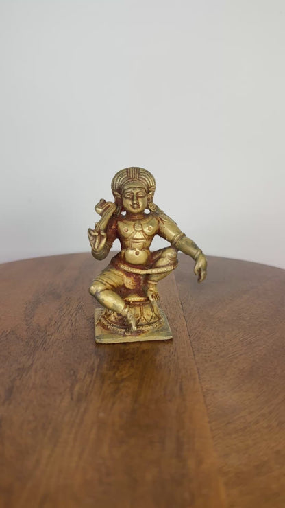 Ayyanar/shasta idol - museum replicated panchaloha idol