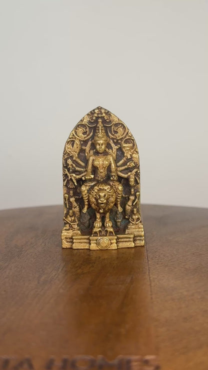 Banashankari devi - Museum replicated panchaloha idol