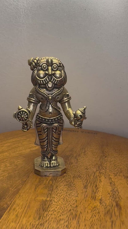 Standing Narasimha Swamy - Prasiddh idols present Panchaloha idol