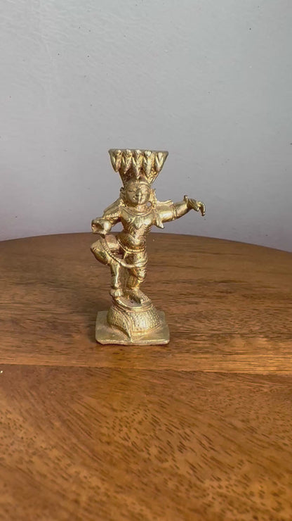 Kalinga Narthana Krishna - Prasiddh idols present Panchaloha idol