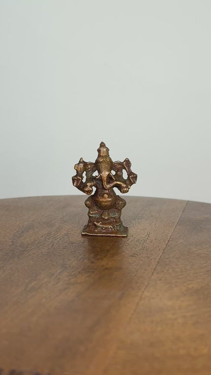 chola style Ganesha idol - Museum replicated copper idol