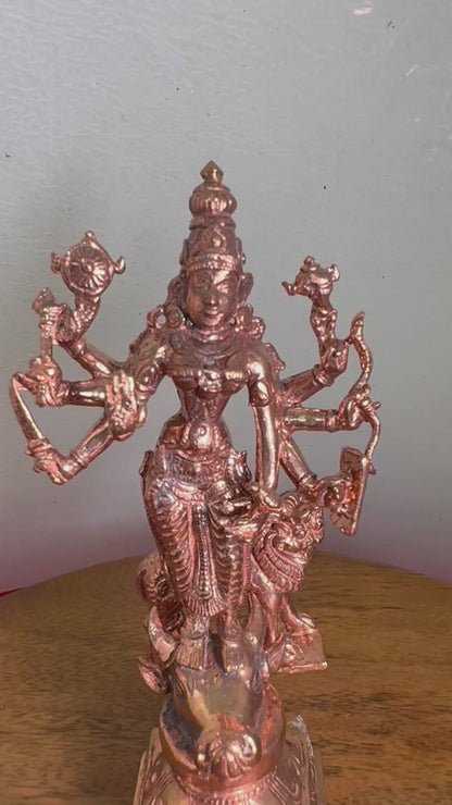 Pateshwaran Durga - Prasiddh idols presents copper idol