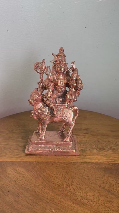 Uma Maheshwar With Vrushabha Vahana - Prasiddh idols presents copper idol