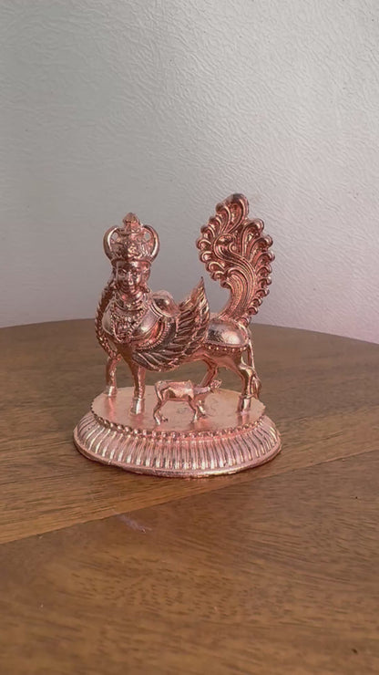 Kamadhenu idol - prasiddh idols presents copper idol