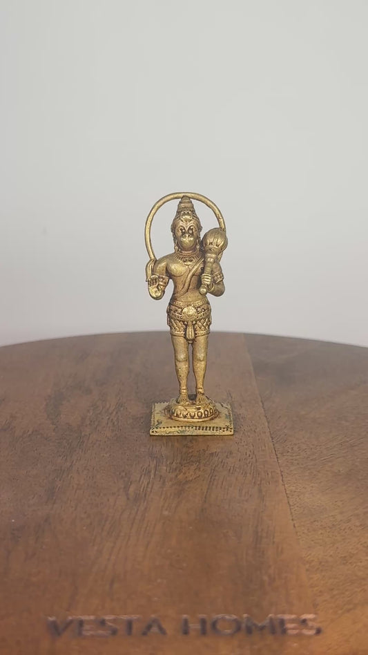 Hanuman idol - Museum replicated Panchaloha idol