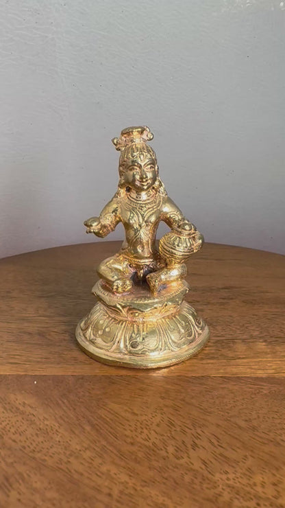 Butterball Krishna - Prasiddh idols presents Panchaloha idol