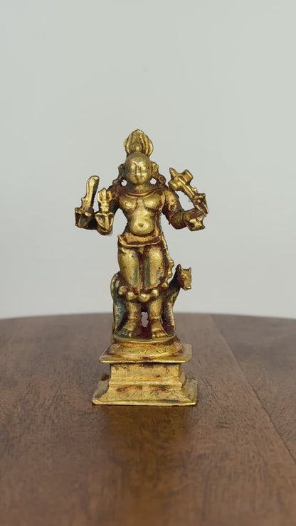 Kalabhairava idol - Museum Replicated panchaloha idol