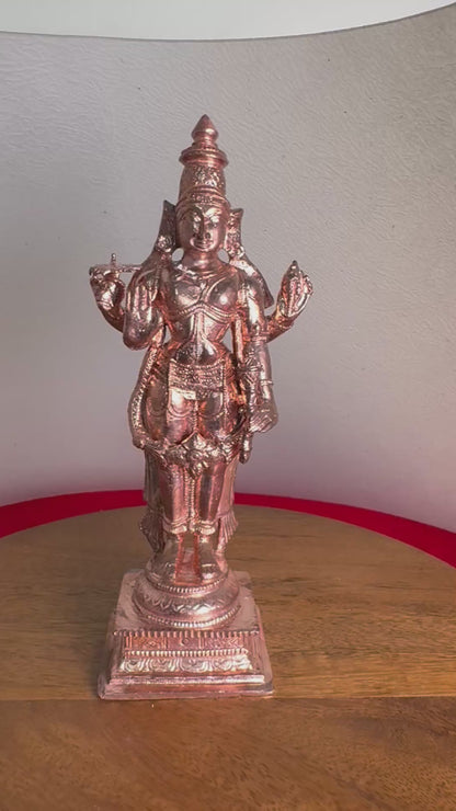 Narayana Swamy - Prasiddh idols present copper idol