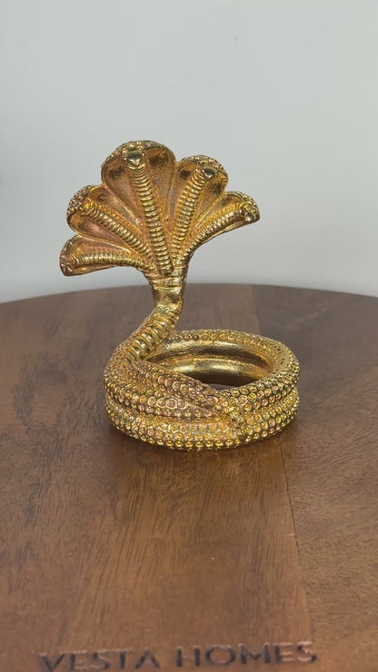 Shesha Naga idol made of panchaloha