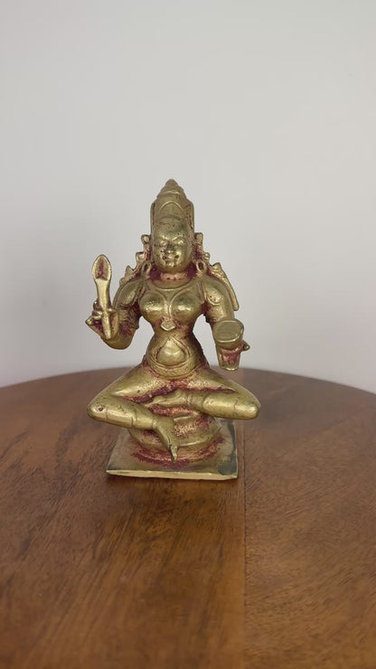 Annapoorna/ Annapoorneshwari - Museum replicated Panchaloha idol