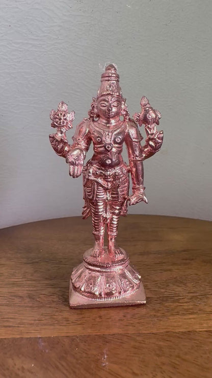 Lord Srinivasa Swamy- Prasiddh Idols Present Copper Idol