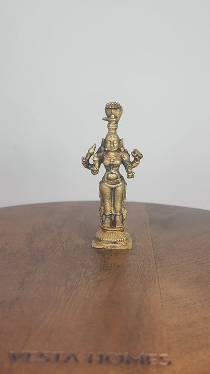 Kolhapur Mahalakshmi Devi - Museum replicated Panchaloha idol